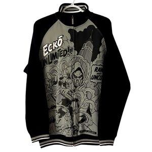 VINTAGE Ecko Unltd. All-Over Print (AOP) Comic Graphic Sweatshirt - Y2K Grail